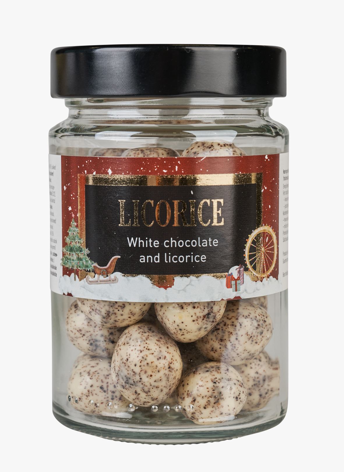 Lakrits med vit choklad vit - 170 g vit - 1
