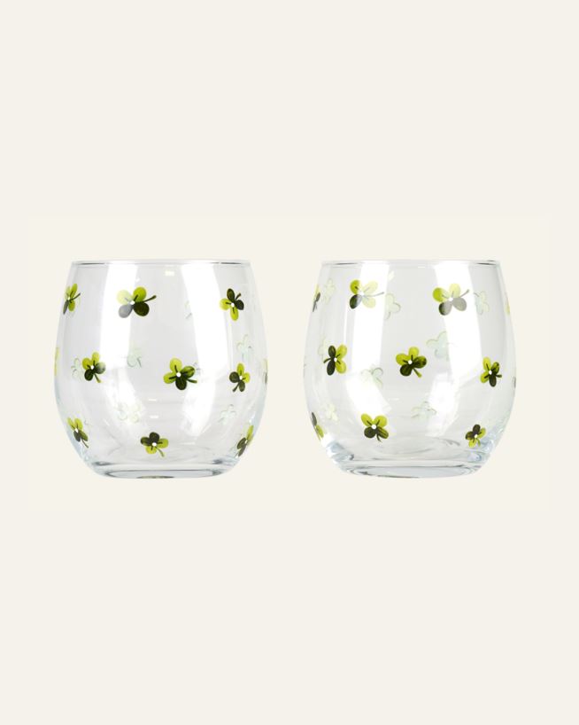 2 pack dricksglas grön - 325 ml grön - 1