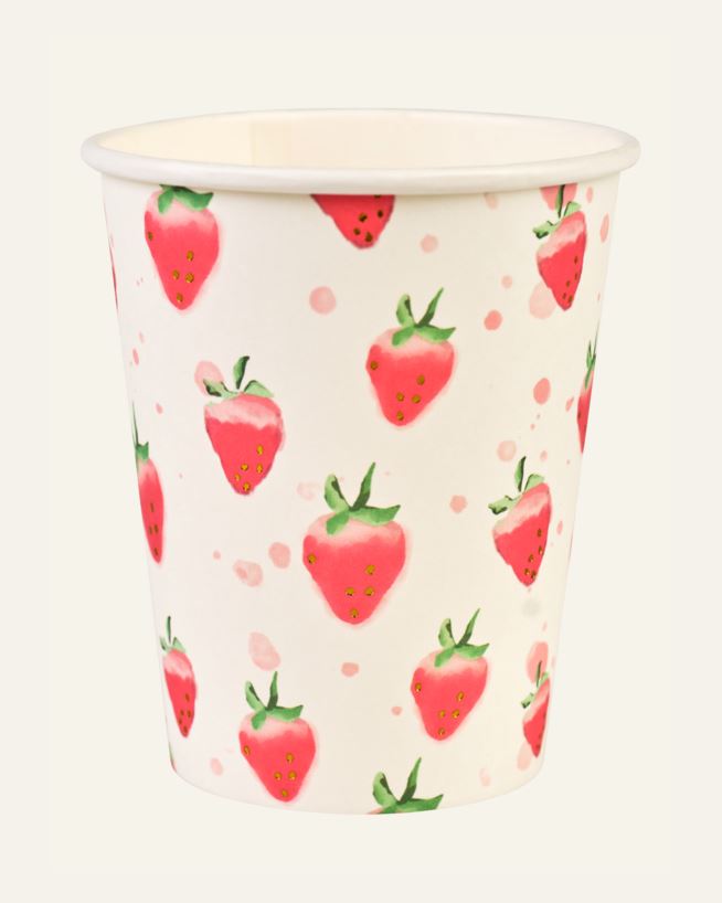 Pappersbägare, 8-pack multi/röd - 250 ml multi/röd - 1