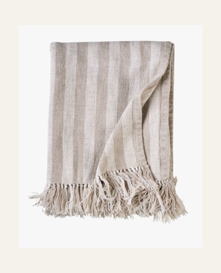 Pläd natur - 130x170 cm natur - 1