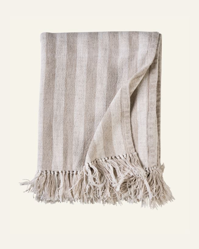 Pläd natur - 130x170 cm natur - 1