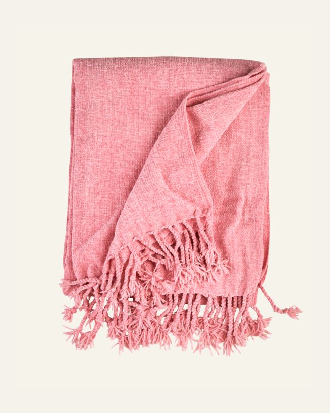 Pläd rosa - 130x170 cm rosa - 1