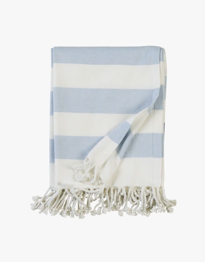 Pläd himmelsblå - 130x170 cm himmelsblå - 1