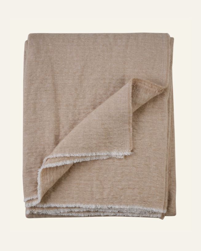 Pläd beige - 130x170 cm beige - 1