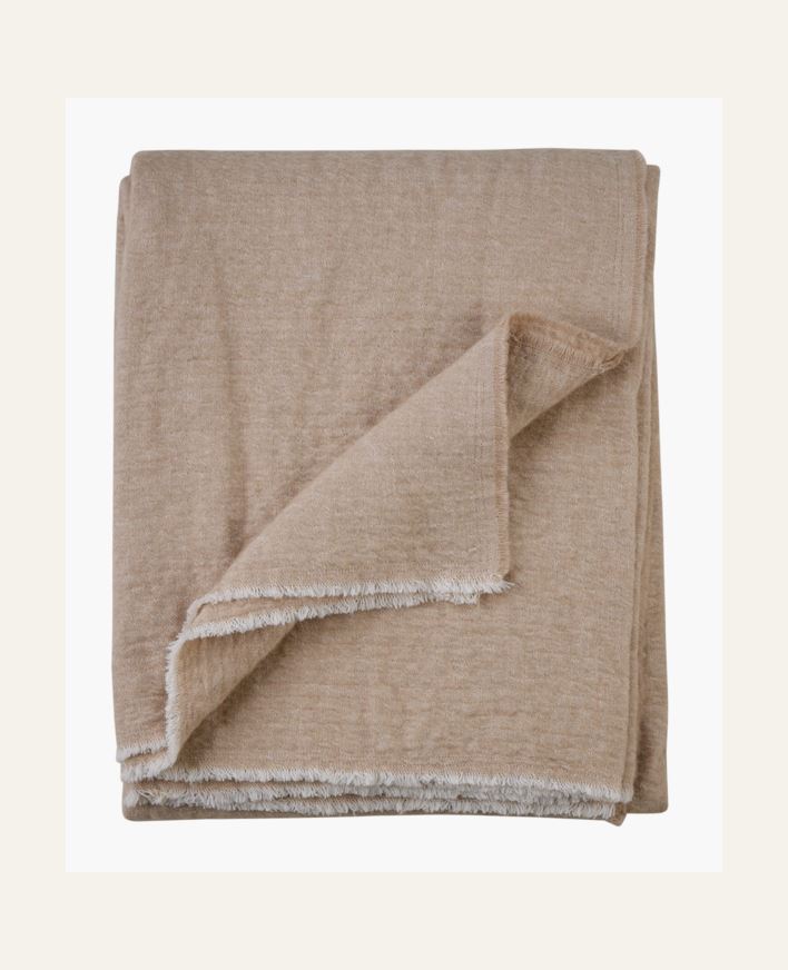 Pläd beige - 130x170 cm beige - 1