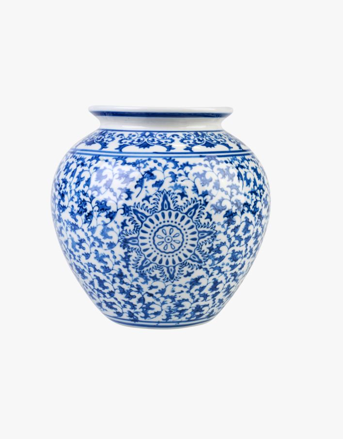 Vas multi/blå - 22x22x21 cm multi/blå - 1