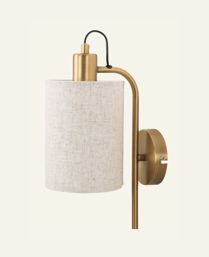 Vägglampa mässing - 20x13x32 cm mässing - 1