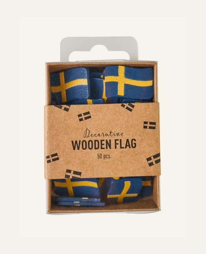 Flaggpynt multi/blå - 50stk multi/blå - 1