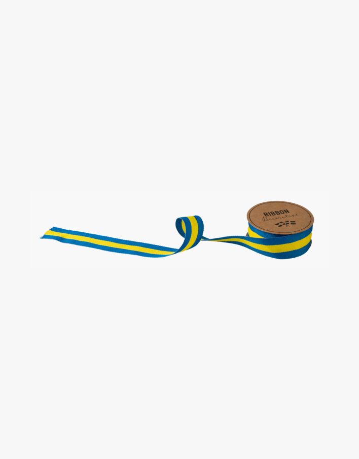 Dekorationsband multi/blå - 2,9cm x 3m multi/blå - 1