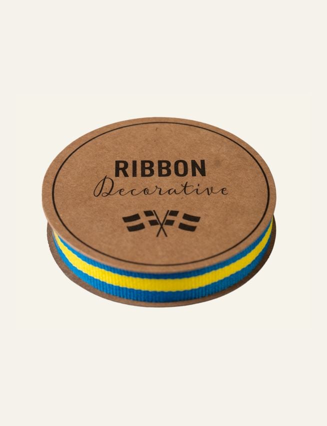 Dekorationsband multi/blå - 2