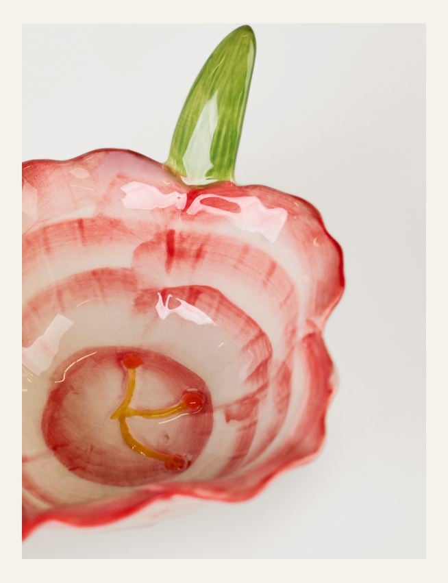 Skål multi/röd - 2