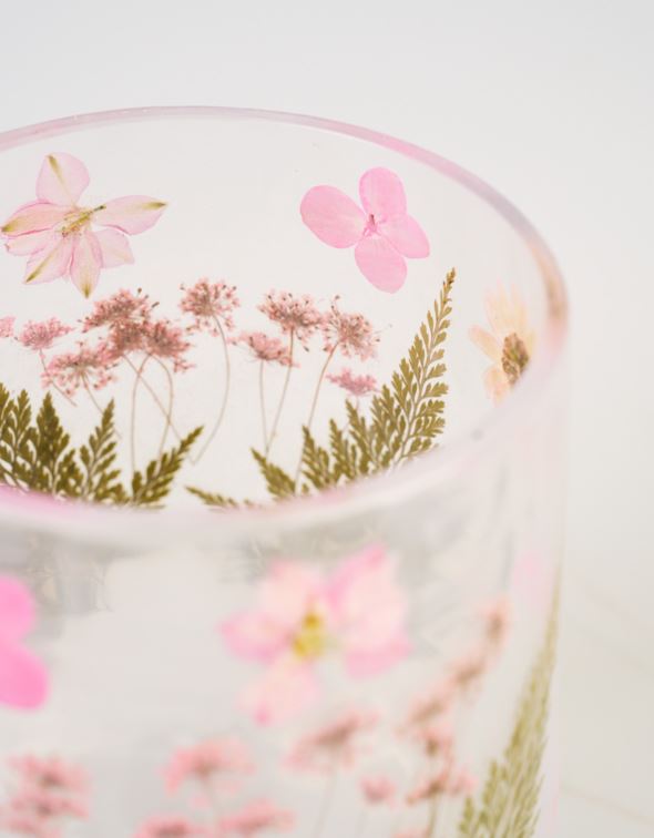 Värmeljushållare multi/rosa - 3