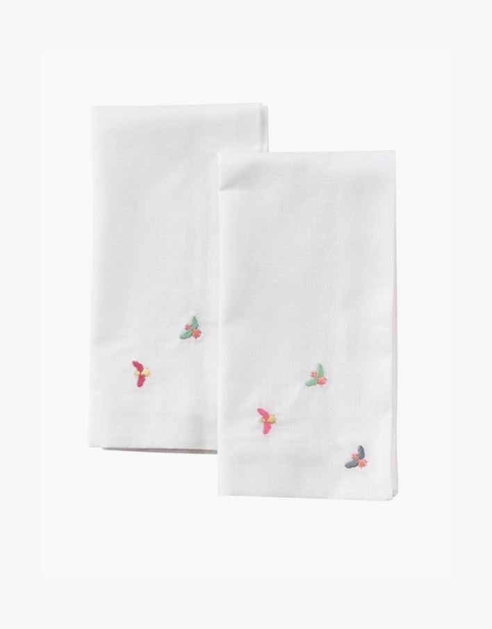 Tygservett vit - 47x47 cm vit - 1