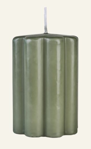 Ribbed blockljus grågön