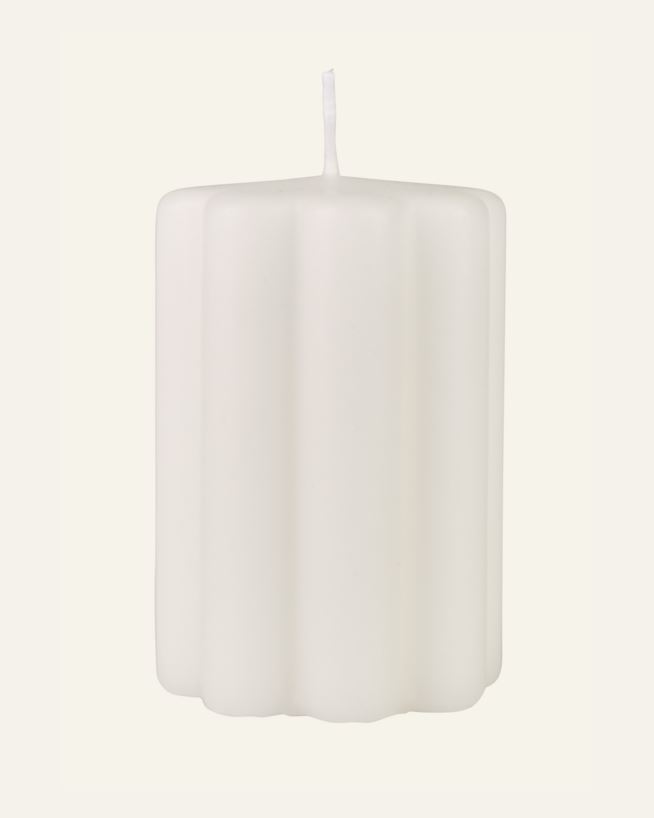 Blockljus offwhite - 6,8x10 cm offwhite - 1