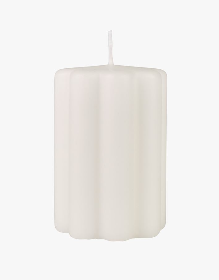 Blockljus offwhite - 6,8x10 cm offwhite - 1