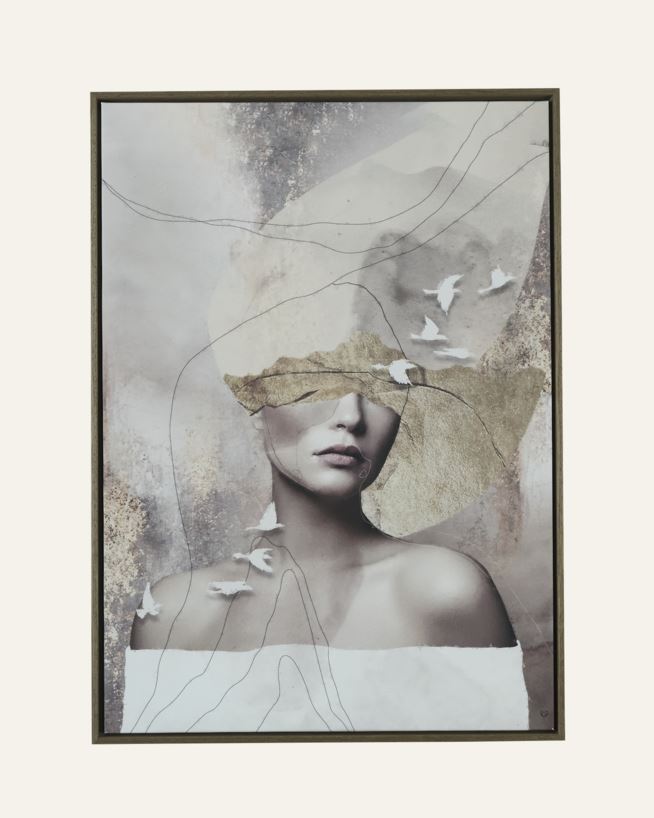 Tavla brun - 70x100 cm brun - 1