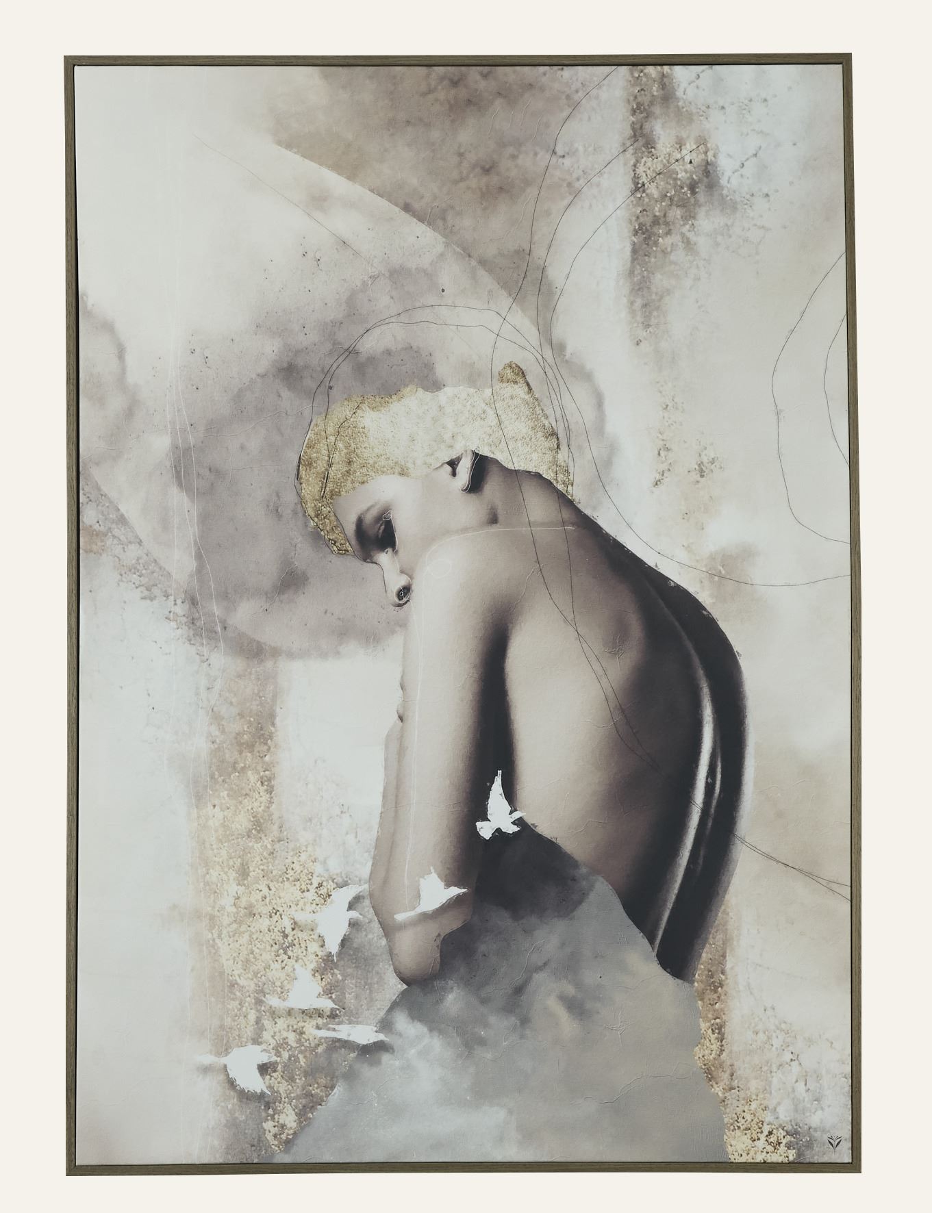 Tavla brun - 70x100 cm brun - 1