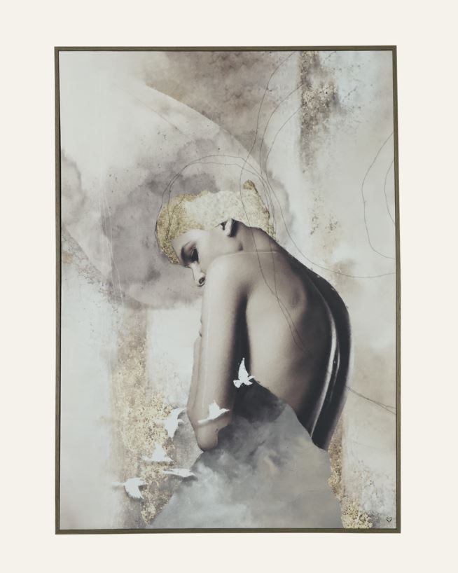 Tavla brun - 70x100 cm brun - 1