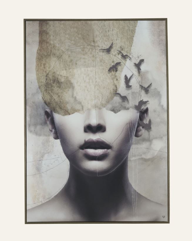 Tavla brun - 50x70 cm brun - 1