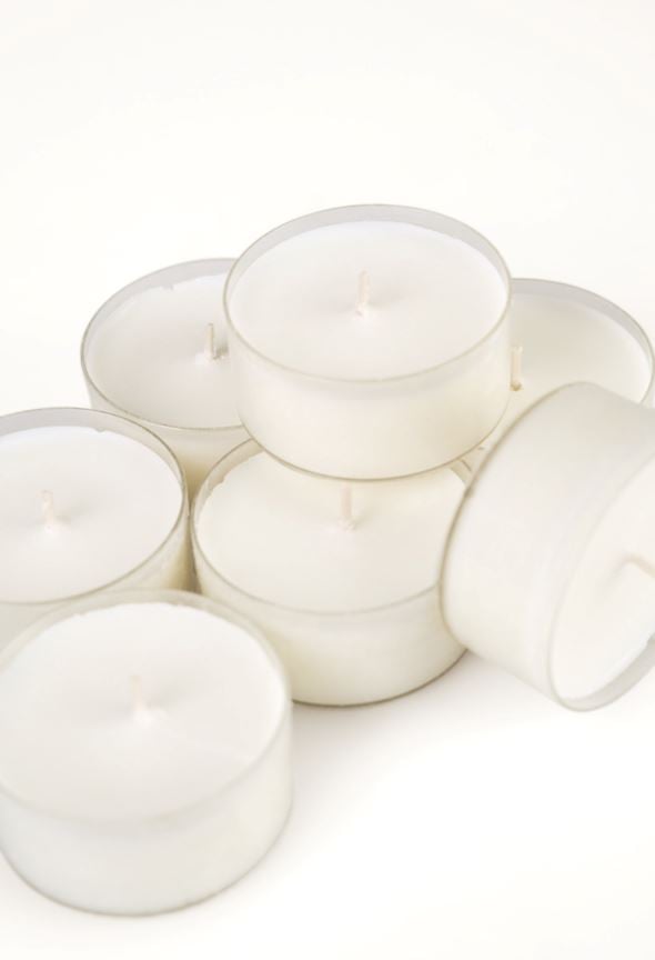 Stora värmeljus vit - 2