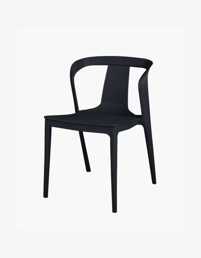 Stol svart - 78 cm svart - 1