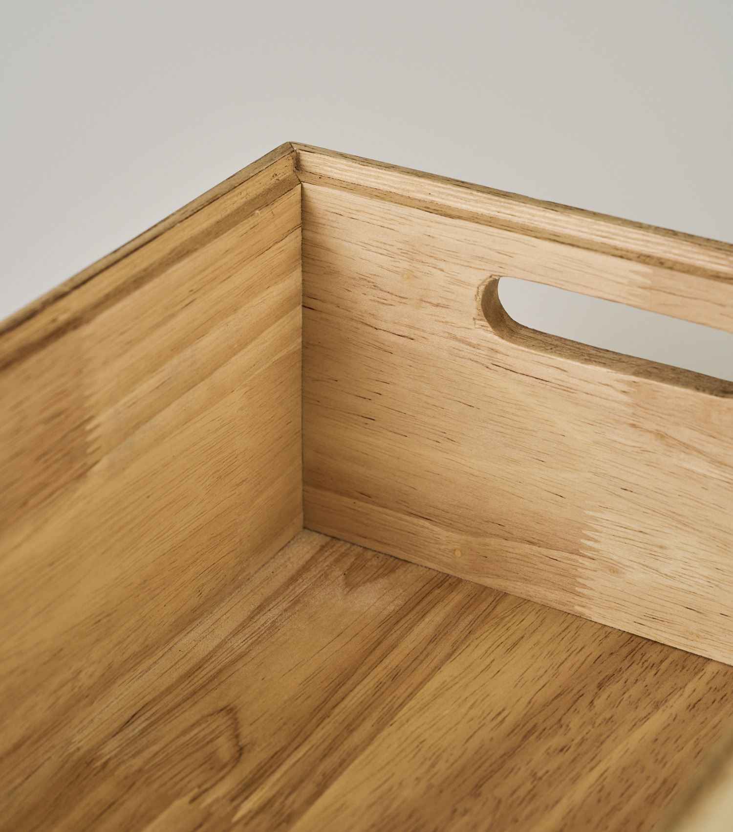 Stapelbar förvaringslåda natur - 4