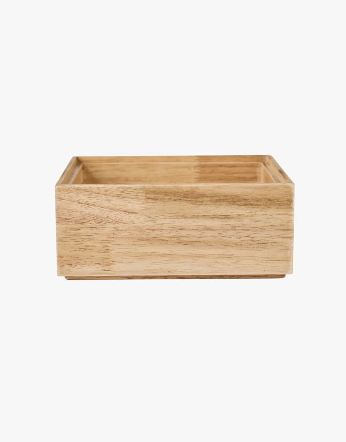 Stapelbar förvaringslåda natur - 20x16x8 cm natur - 1