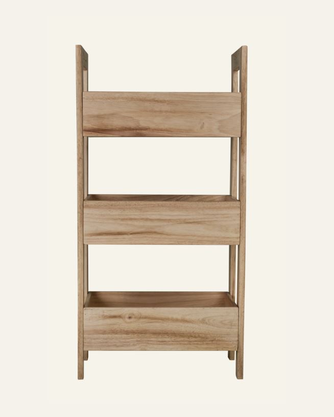 Förvaringsställ natur - 45x25x90 cm natur - 1