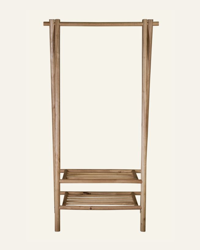 Klädhängare natur - 83x45x152 cm natur - 1