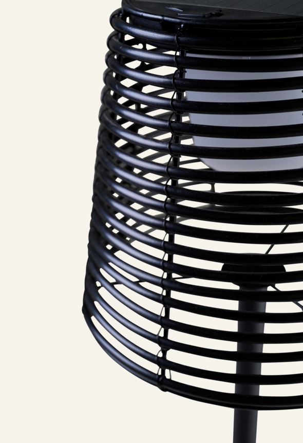 Batteridriven golvlampa svart - 3