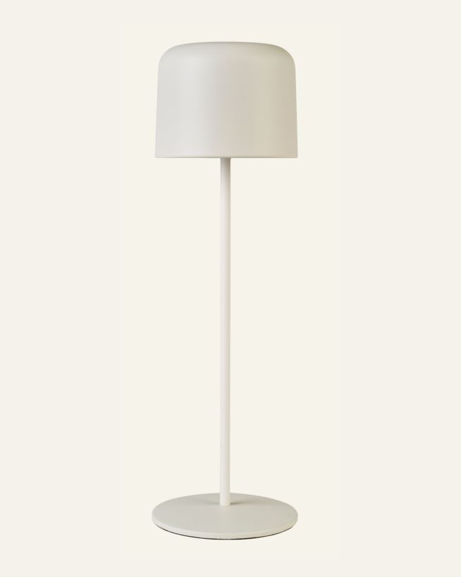 Batteridriven lampa vit - 12x12x38 cm vit - 1