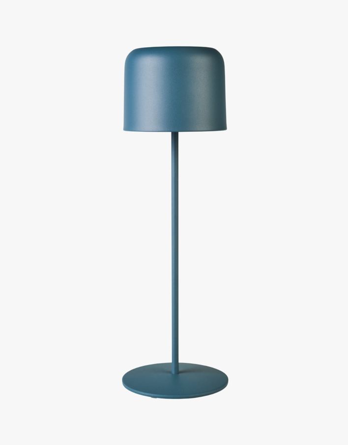 Led lampa gråblå - 12x12x38 cm gråblå - 1