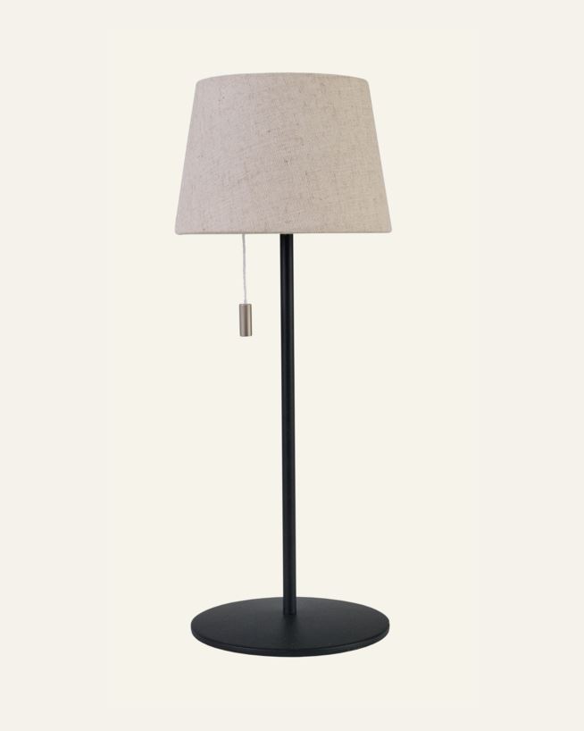 Batteridriven lampa natur - 13,5x13,5x35 cm natur - 1