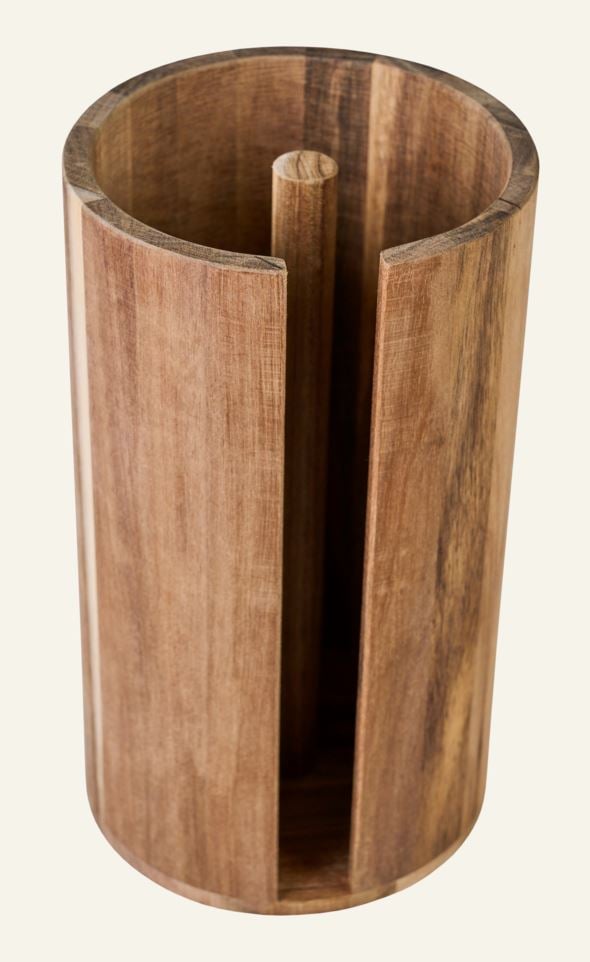 Hushållspappershållare natur - 3