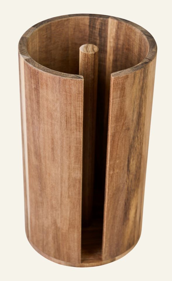 Hushållspappershållare natur - 3