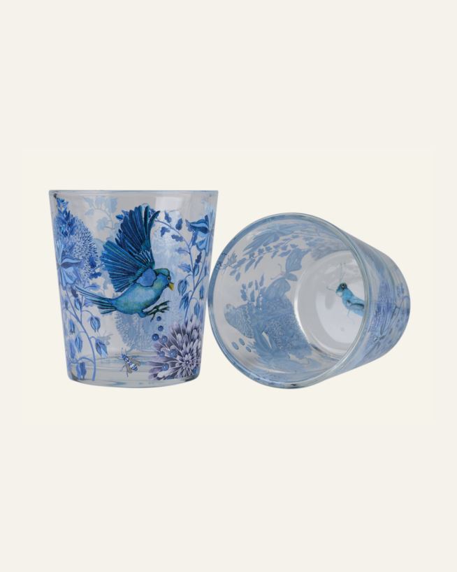 2 pack dricksglas blå - 350 ml blå - 1