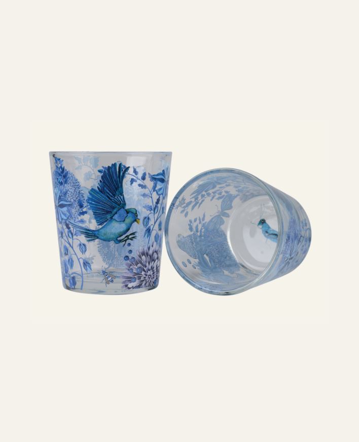 2 pack dricksglas blå - 350 ml blå - 1