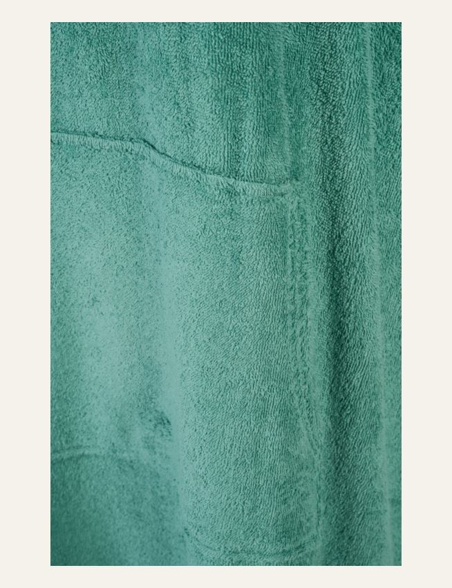 Poncho mörkgrön - 4