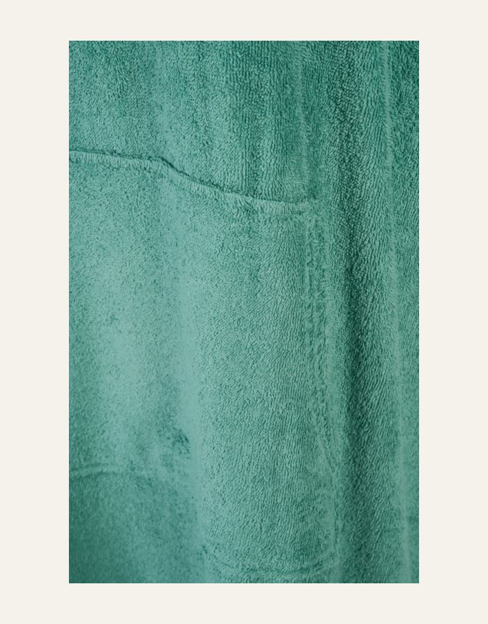 Poncho mörkgrön - 4