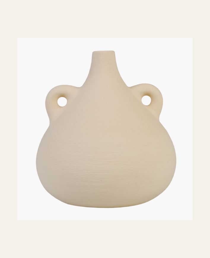 Vas beige - 19x19x20 cm beige - 1