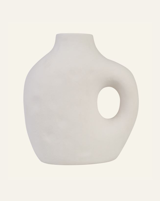 Vas vit - 23x13,6x25 cm vit - 1