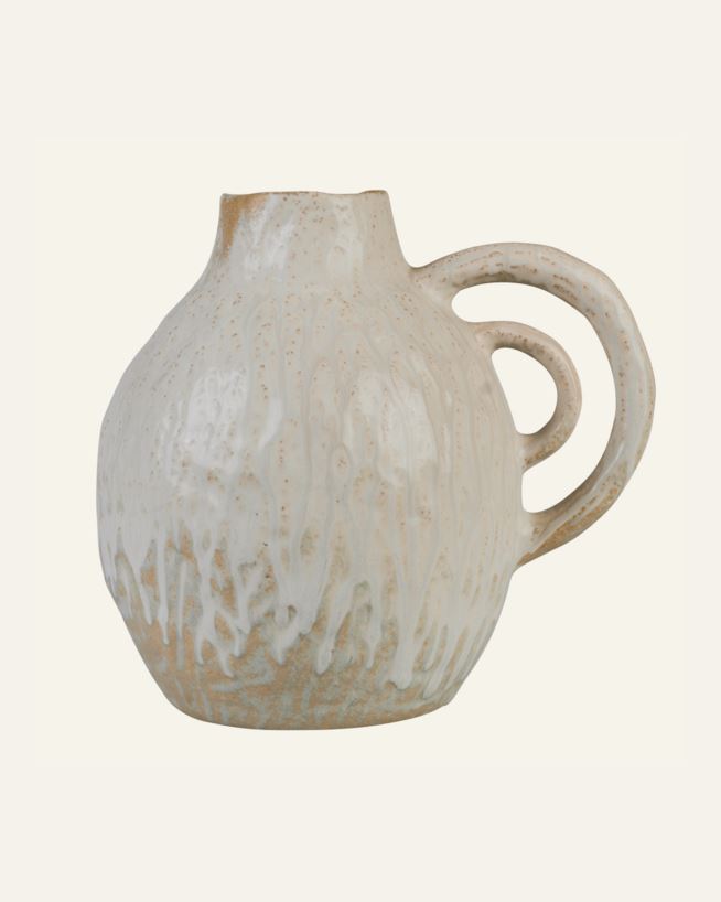 Vas ljusbeige - 30,6x23x28,2 cm ljusbeige - 1
