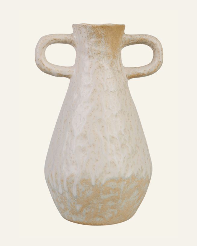 Vas ljusbeige - 17,8x15,2x27 cm ljusbeige - 1