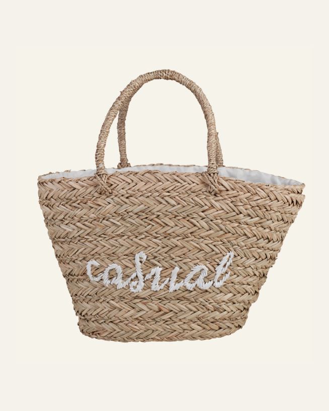 Stråväska natur - 54x30 cm natur - 1