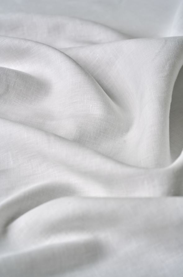 Ljusdämpande linnegardin vit - 5