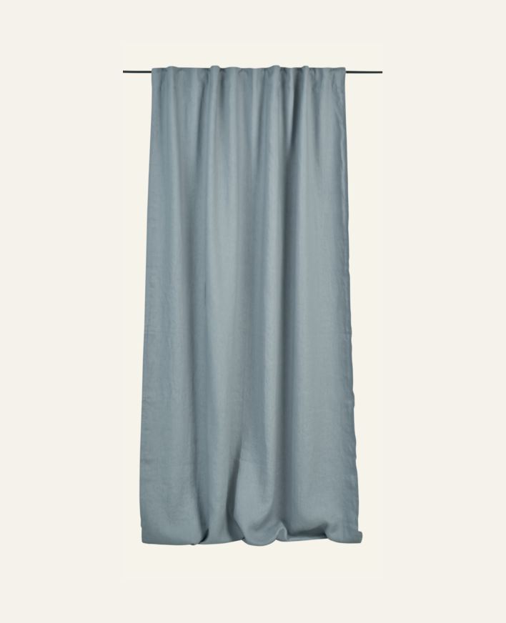 Ljusdämpande linnegardin ljusblå - 135x300 cm ljusblå - 1