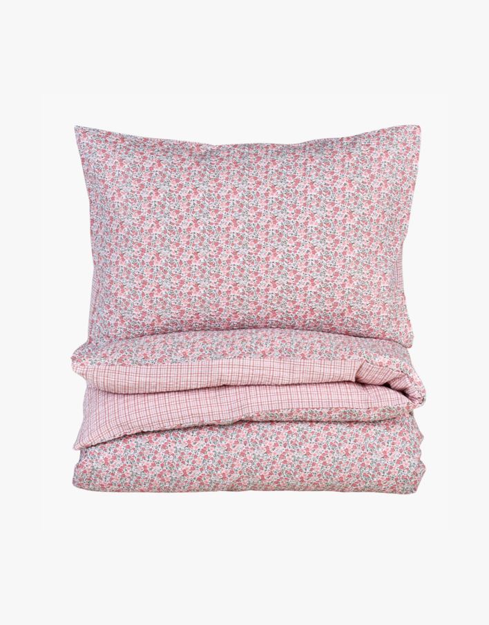 Påslakanset i bäckebölja multi/rosa - 150x210+50x60 cm multi/rosa - 1