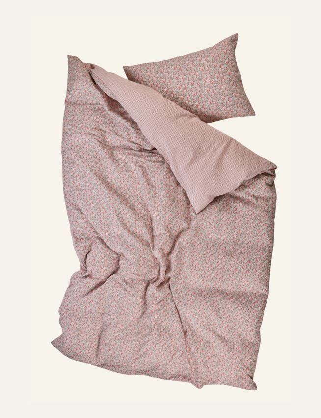 Påslakanset i bäckebölja multi/rosa - 3