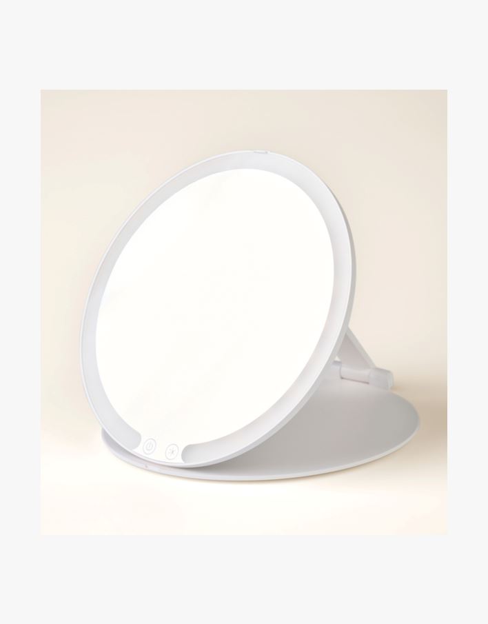 Spegel vit - 19,7x20x1,5 cm ø20 vit - 1